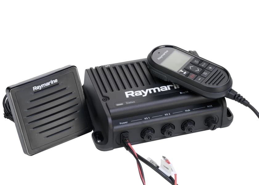 RAYMARINE RAY90 Black Box VHF Radio Image 1 of 14