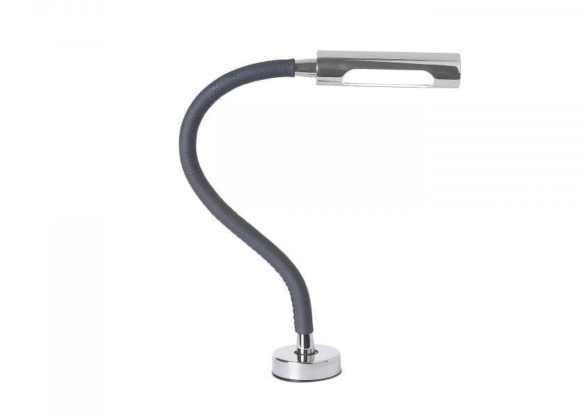 QUICK CALIFFA LED Reading Lamp Black Leather Image 1 of 6