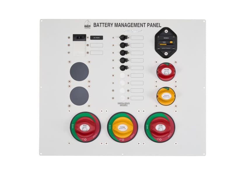 BEPMARINE Battery Management Panel 800-MS3 Image 1 of 8