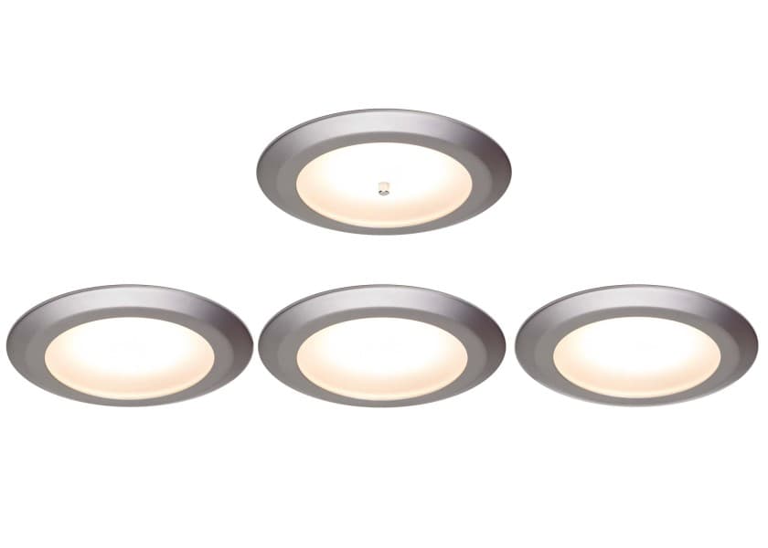 PREBIT EB12-2.0 Recessed LED Lights matt-chrome set of 4 Image 1 of 4