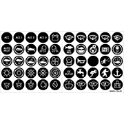 Push Button Switch Label Kit - Image 1