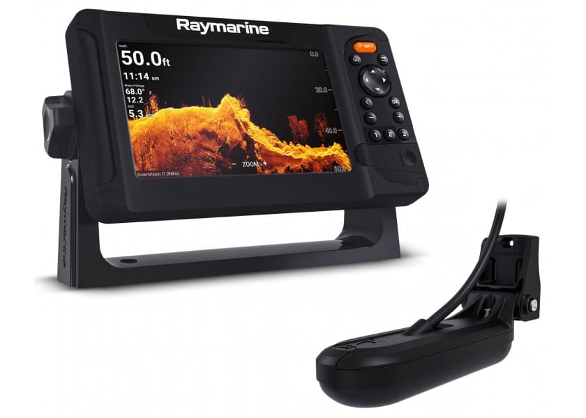 RAYMARINE Element 7 HV buttons with Hypervision Sonar and HV-100 Transducer Image 1 of 20