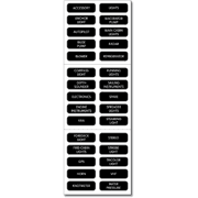 Basic DC Panel Label Set - 30 Labels - Image 1
