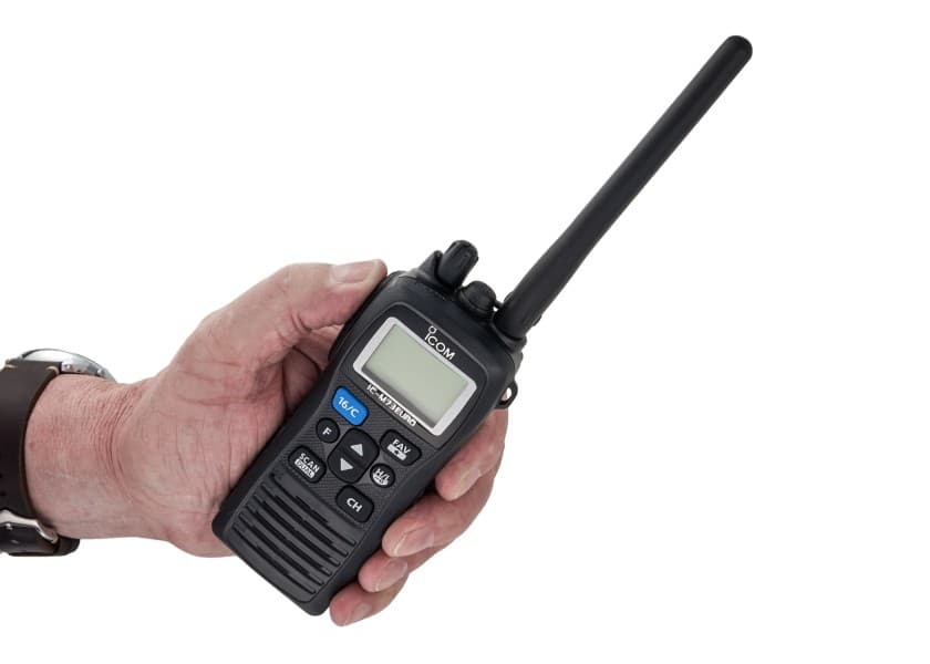 ICOM IC-M73EURO Handheld Marine Radio Image 1 of 13