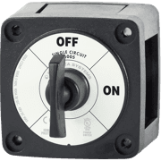 m-Series Mini On-Off Battery Switch with Key - Black - Image 1