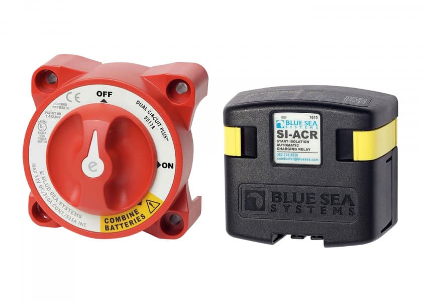 BLUE SEA ADD A BATTERY Additional Battery Kit 120A 12 24 V Image 1 of 8