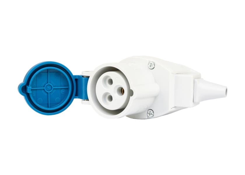 CEE Coupling, Angled 3-pole Image 1 of 4