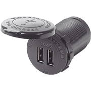 12/24V DC Dual USB Charger 4.8A with Intelligent Device Recognition - Image 1