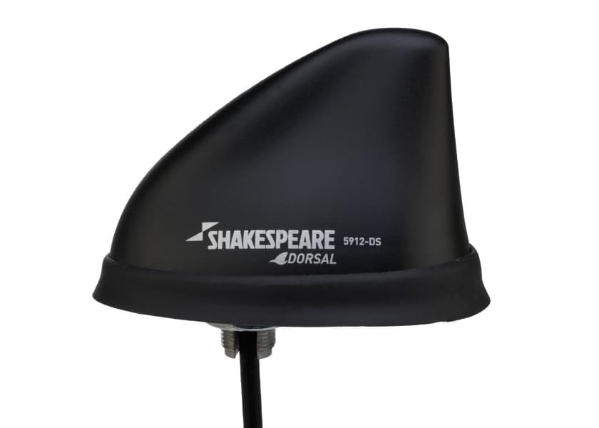 SHAKESPEARE DORSAL VHF Antenna black Image 1 of 5