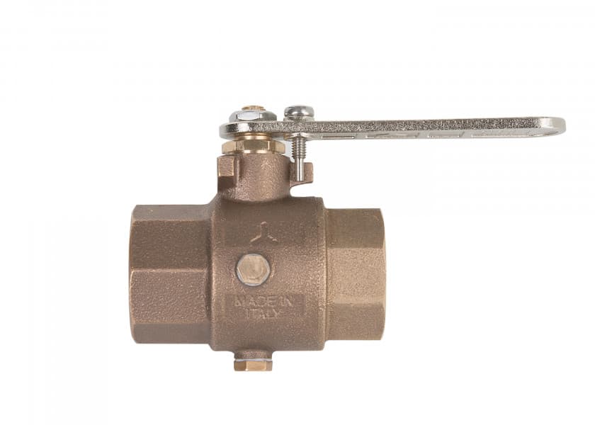 Ball Valve with Drainage Hole, Bronze Image 1 of 4