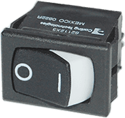 Rocker Switch DPST - ON-OFF - Image 1