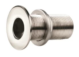 Thru-hull, stainless steel, flush flange, polished finish, G2'' - Image 1