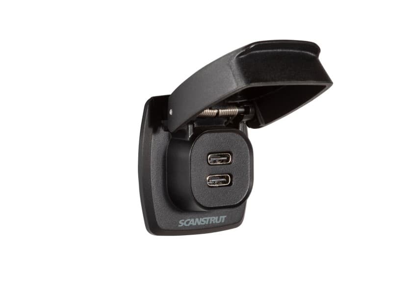 SCANSTRUT Flip Pro Max - Dual USB-C Socket SC-USB-F3 2x USB-C Port Image 1 of 14