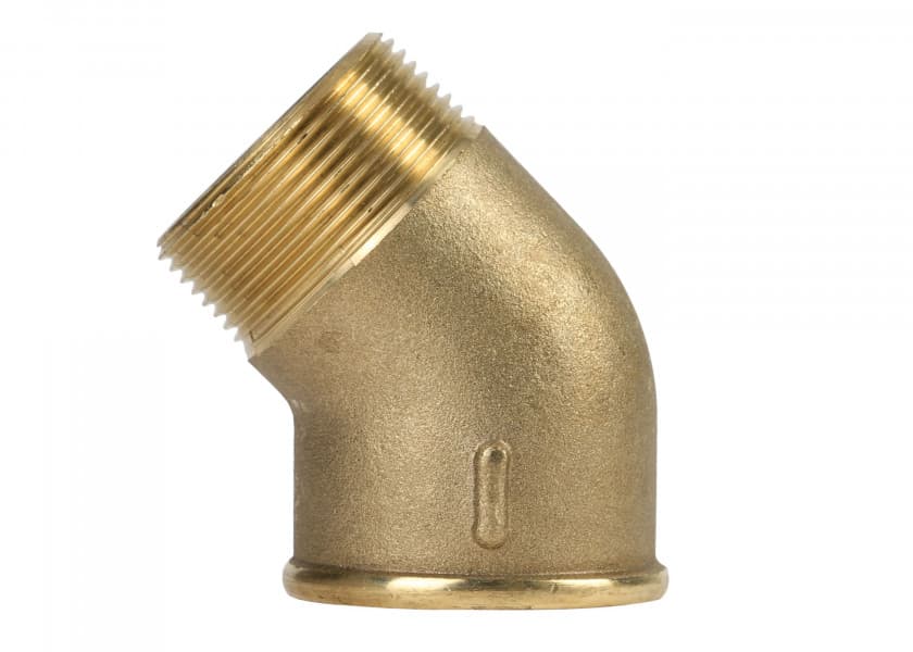 MAESTRINI 45° Brass Elbow, CR-Brass Image 1 of 1