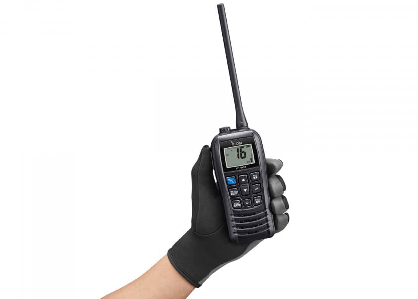 ICOM IC-M37E Handheld VHF Radio Image 1 of 7