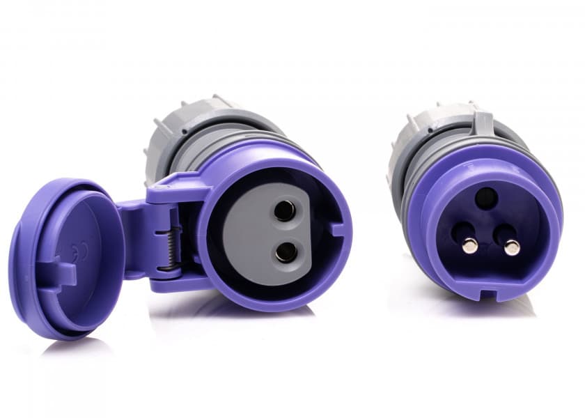 CEE Flying Plug Connector 32 A 2-pin Image 1 of 2