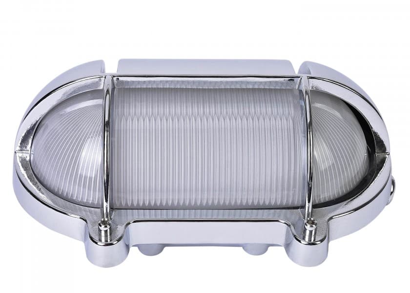 Heavy-Duty Wall Light chrome-plated brass Image 1 of 5