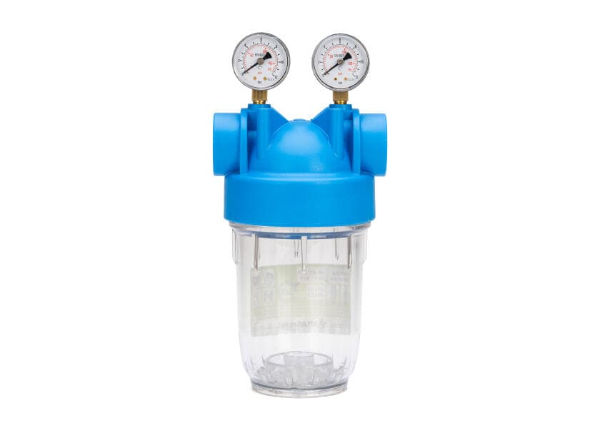 ATLAS Drinking Water Filter Single Housing with pressure gauge small Image 1 of 12