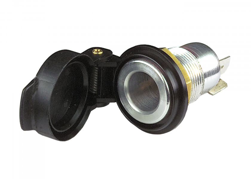 DIN Socket 2-Pin with cover Image 1 of 3