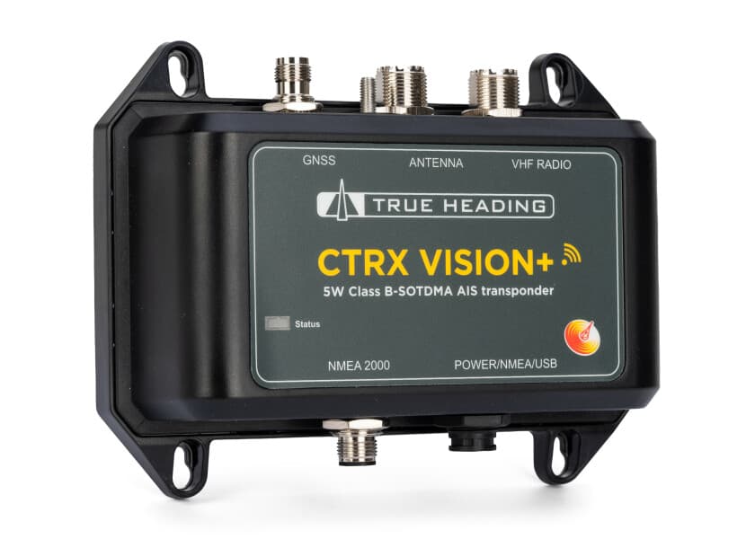 TRUE HEADING CTRX-VISION+ WiFi AIS SOTDMA Transponder 5W transmit power integr. splitter NMEA2000 GPS antenna Image 1 of 11