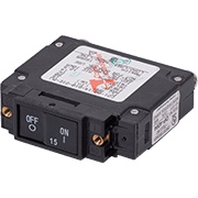 UL-489 Circuit Breaker - 15A Flat Rocker - Image 1