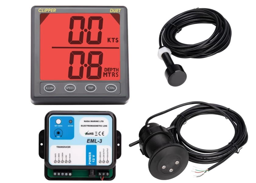NASA MARINE CLIPPER Duet incl. Sonar and Electromagnetic Log Transducer Image 1 of 15