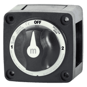 m-Series Selector 3 Position Battery Switch - Black - Image 1