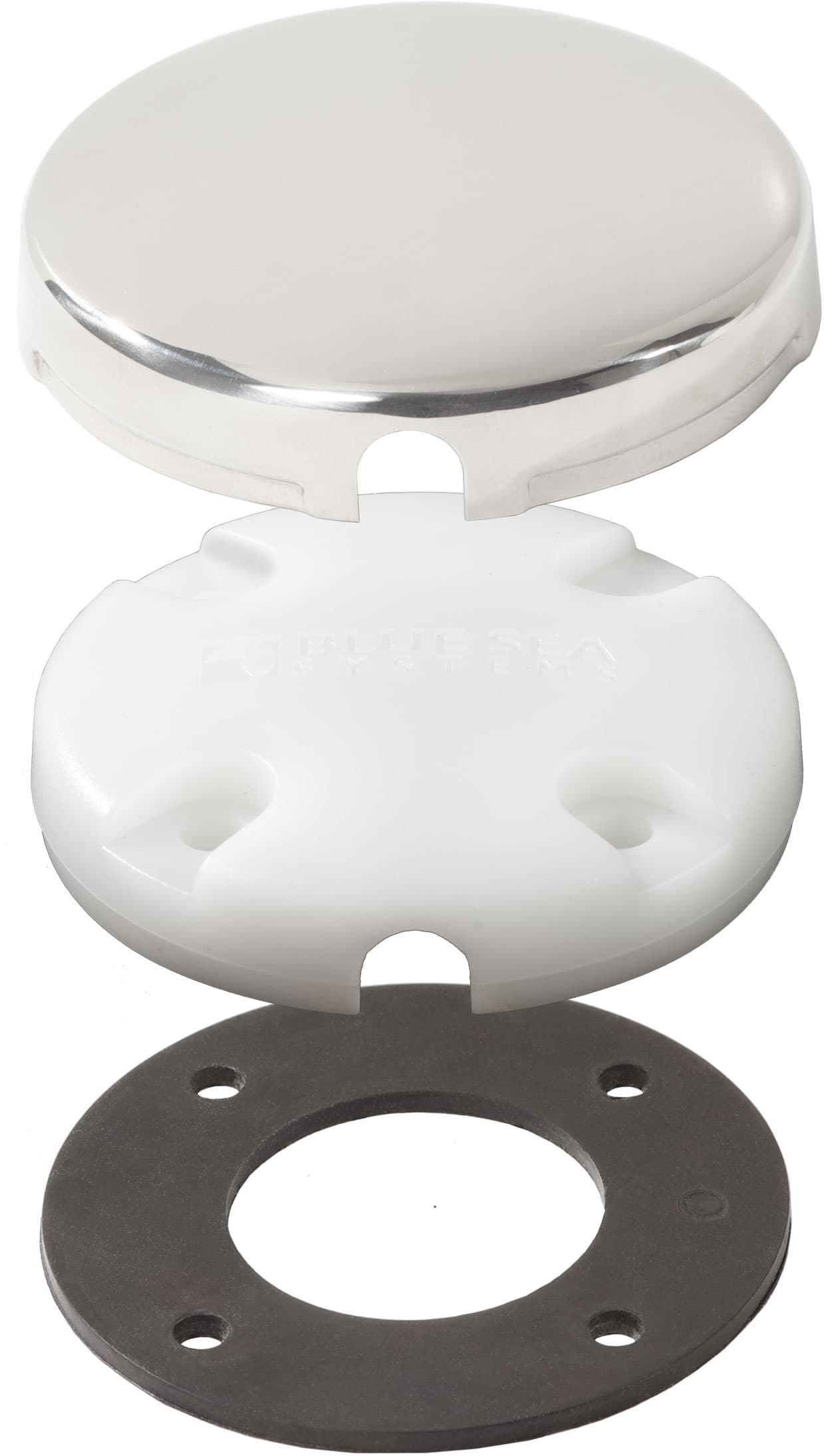 Side Entry CableClam with Stainless Steel Dress Cap - Image 1