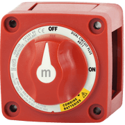 m-Series Mini Dual Circuit Plus™ Battery Switch - Red - Image 1